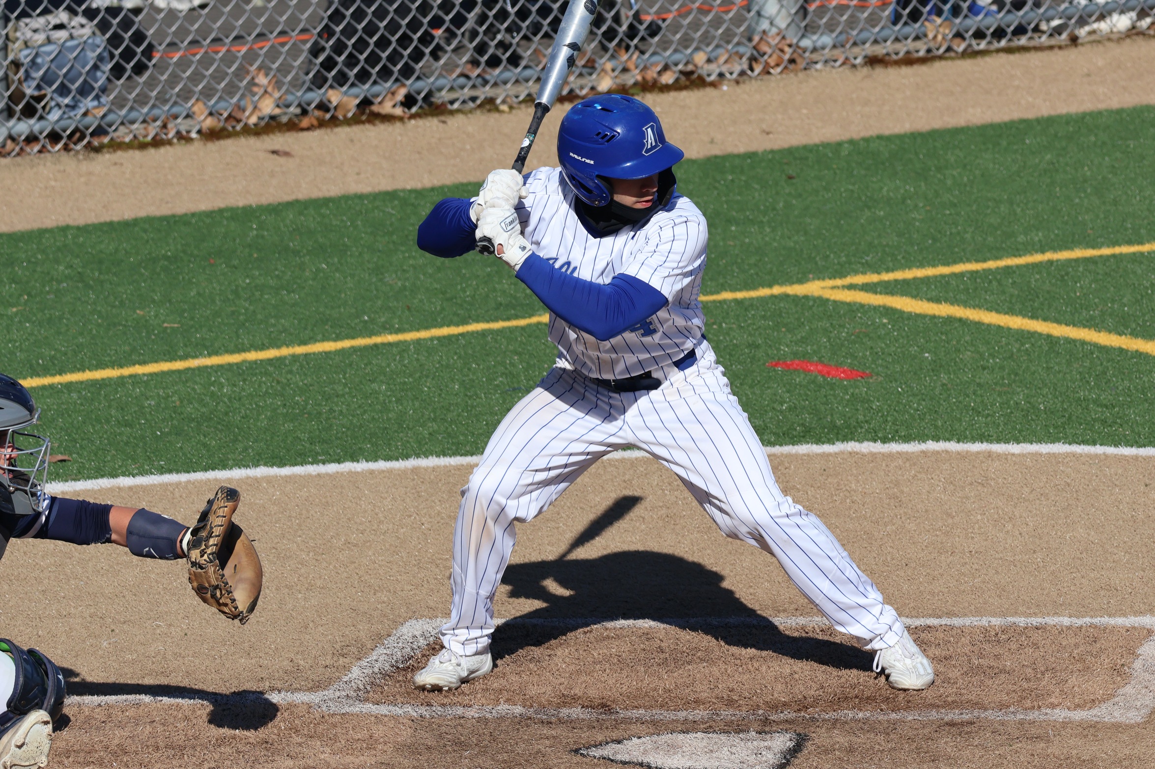 Abate and Spataj Account for Eight Runs in Baseball's Doubleheader Loss at Mitchell