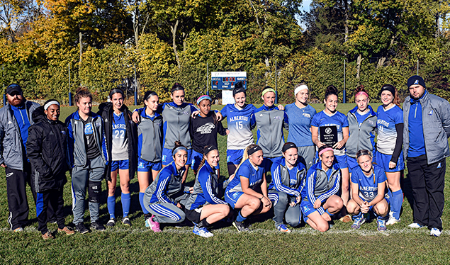 Lasell Rallies Past Women's Soccer in the GNAC Tournament Championship