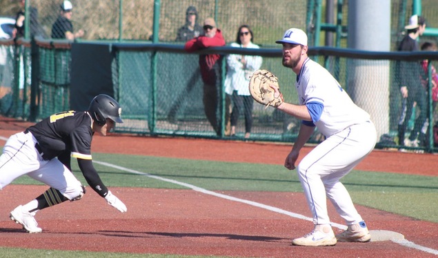 Shawn Smith Powers Falcons to Doubleheader Split Against Rivier