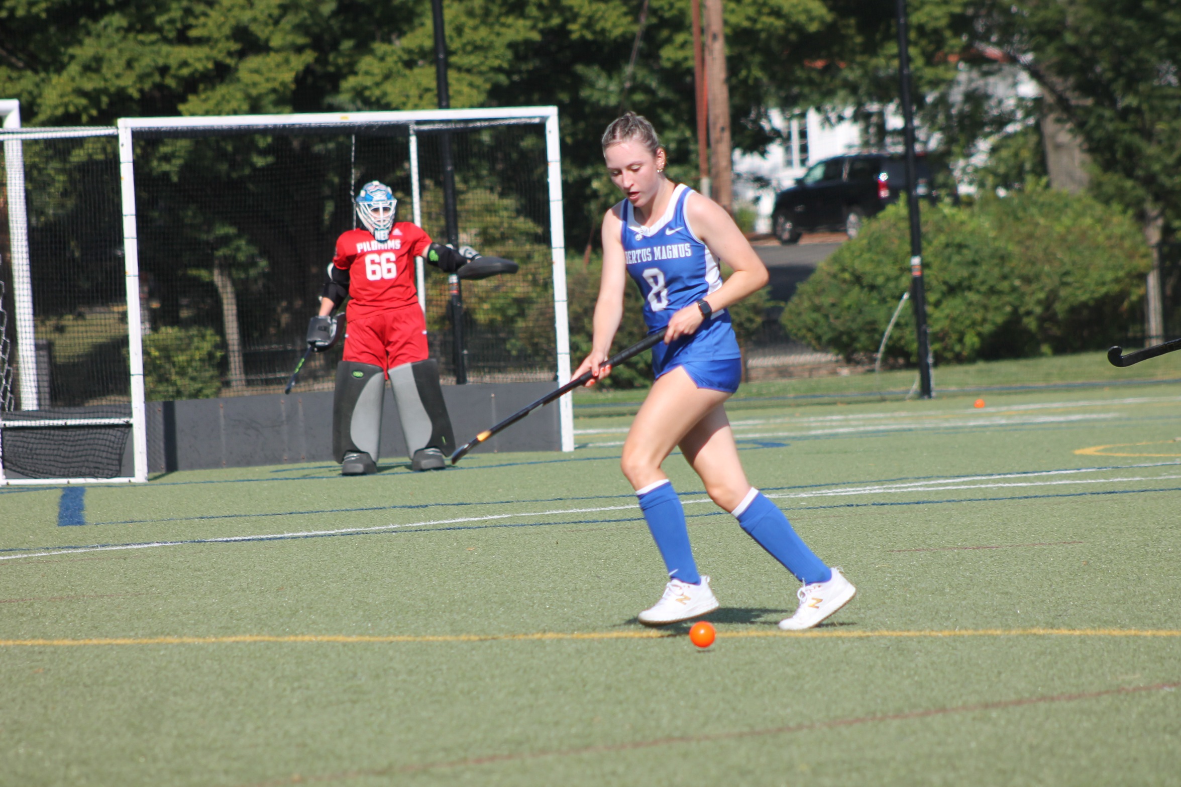 Scheid Scores Early for Field Hockey, Falls 2-1 to Anna Maria