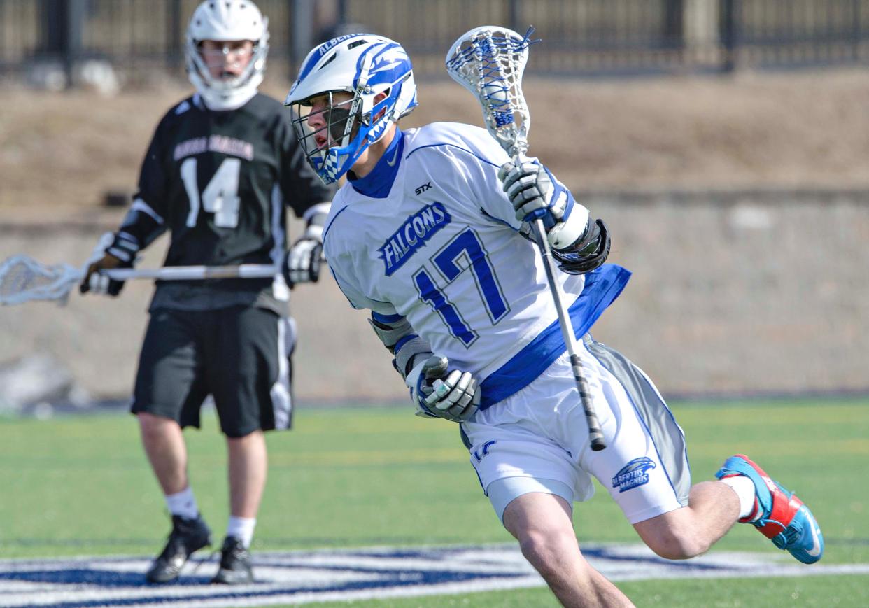 Buck Nets His 100th Career Goal for Men's Lacrosse in a GNAC Win Versus Anna Maria