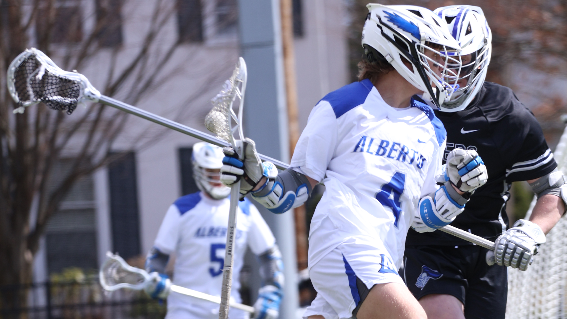 Strecker and Tremblay Each Score Twice in 13-7 Loss at Regis
