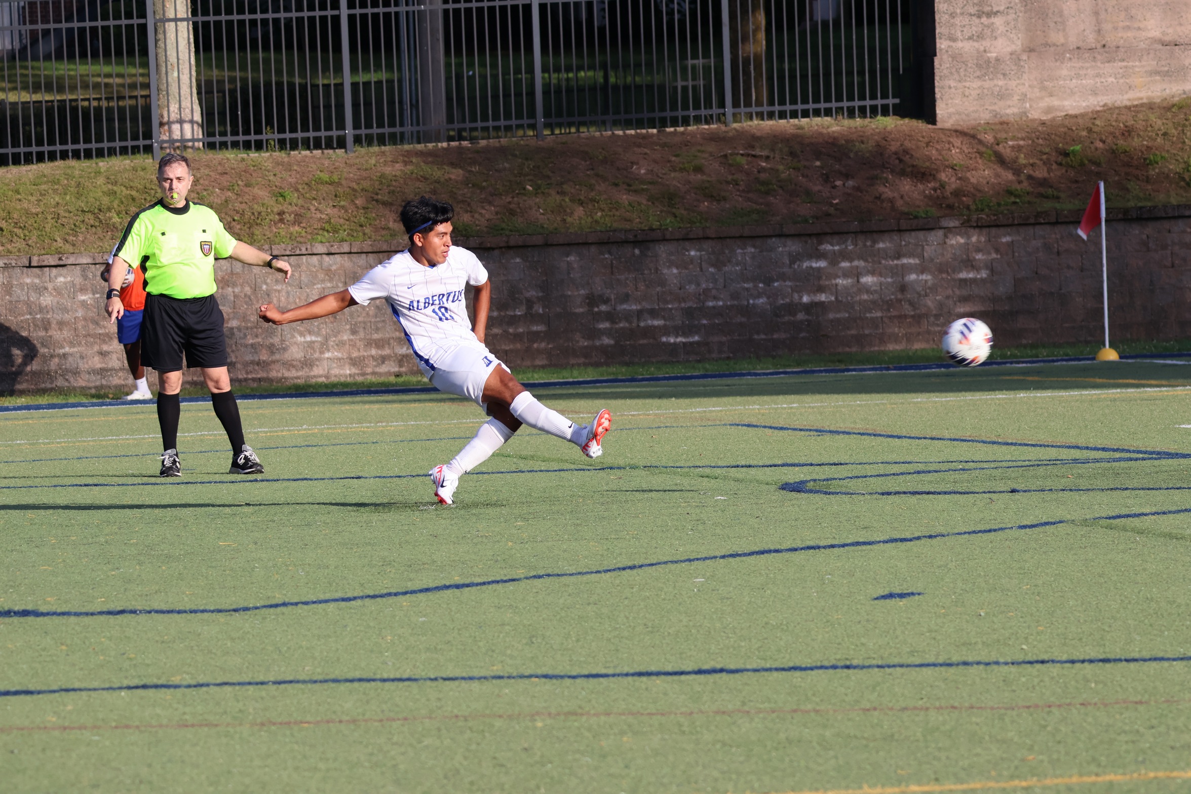 Men's Soccer Comes Back From Two-Goal Deficit In Second Half To Beat Lasell; Cortez Scores Twice