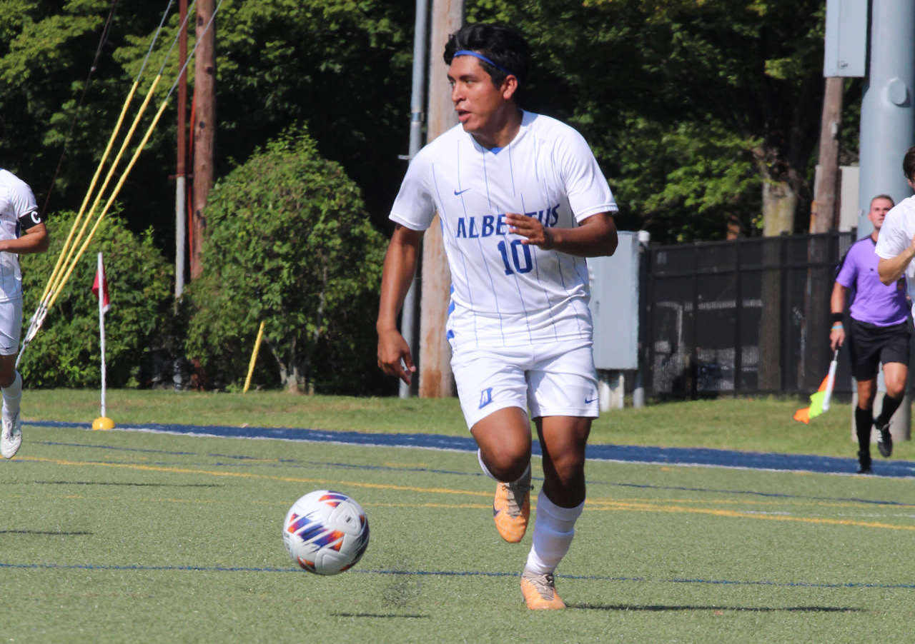 Men's Soccer Gets First Win Of Season Behind Cortez, Lucero As Falcons Top Castleton