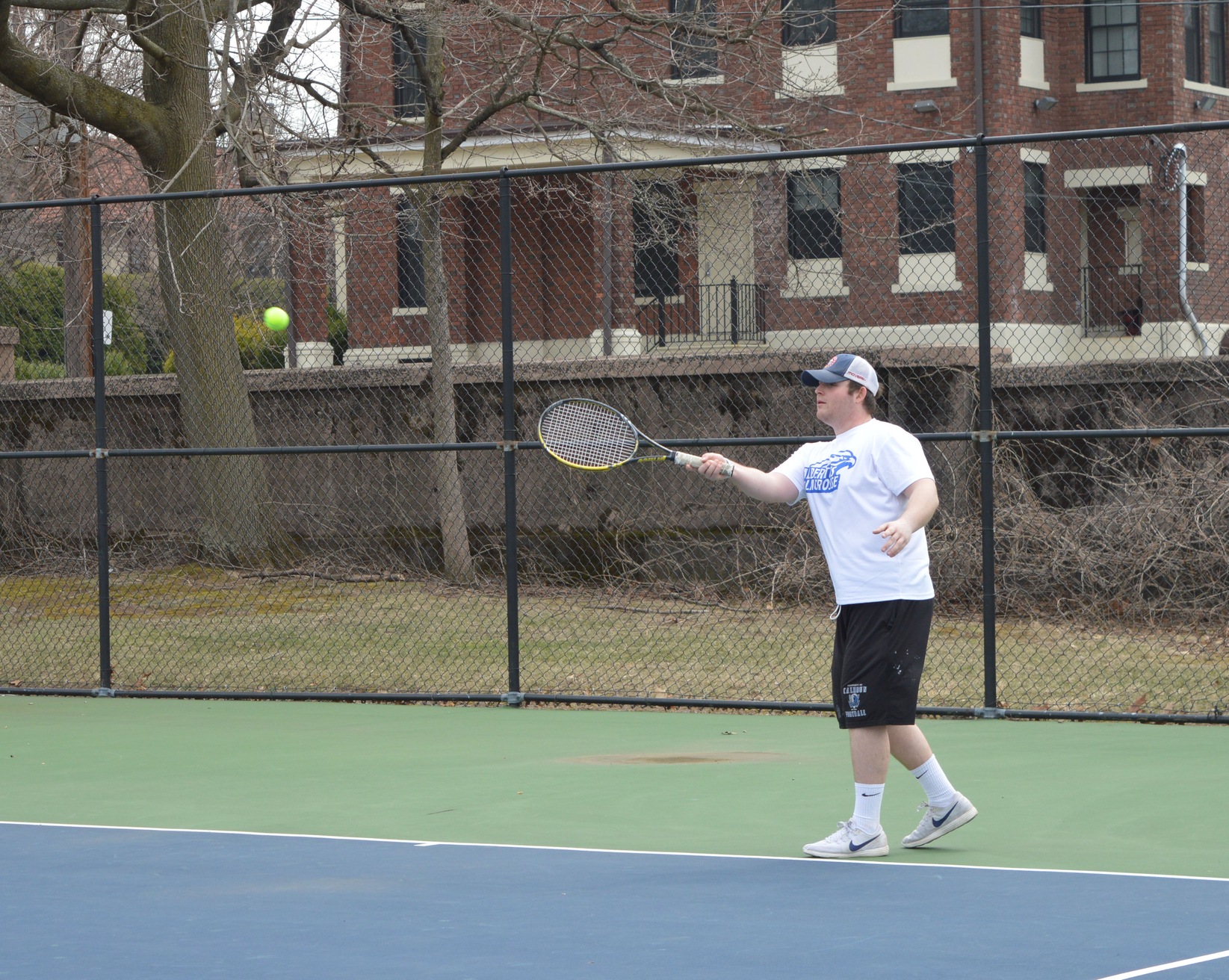 Men's Tennis Edged by Sarah Lawrence on Senior Day