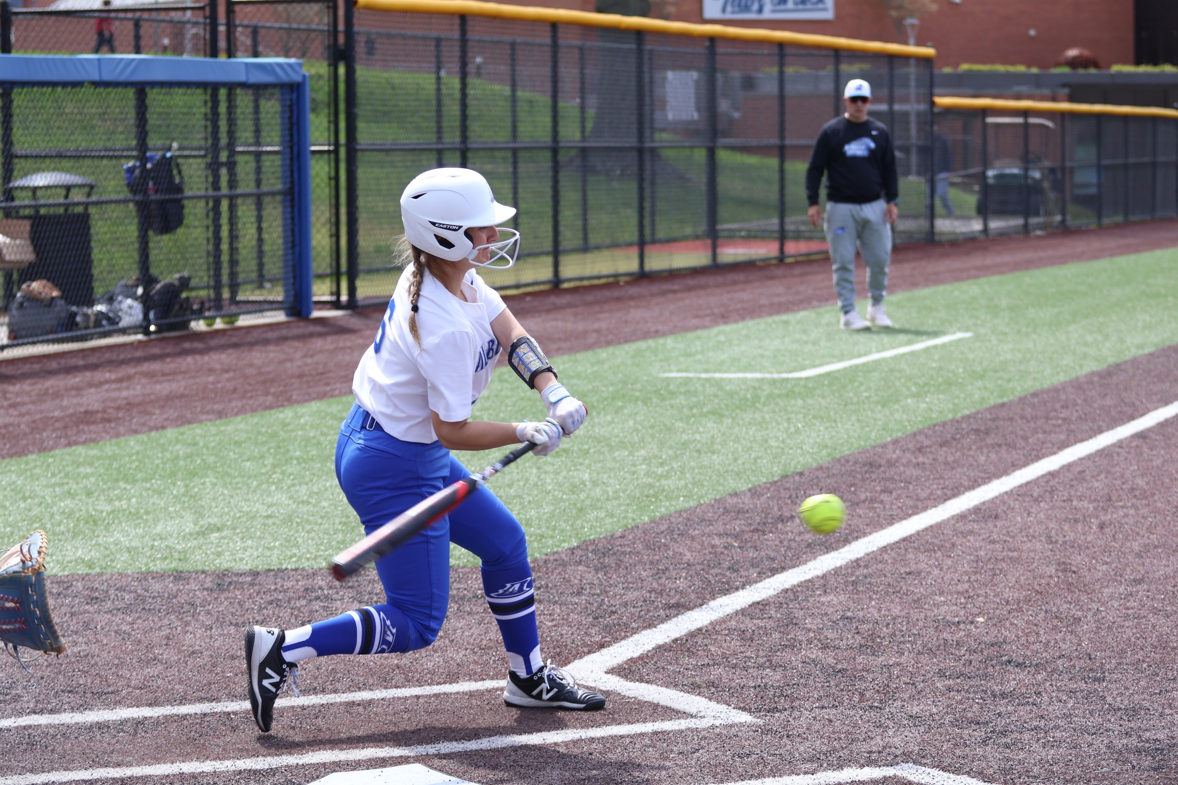 Softball Drops Both Ends Of Doubleheader To Lasell