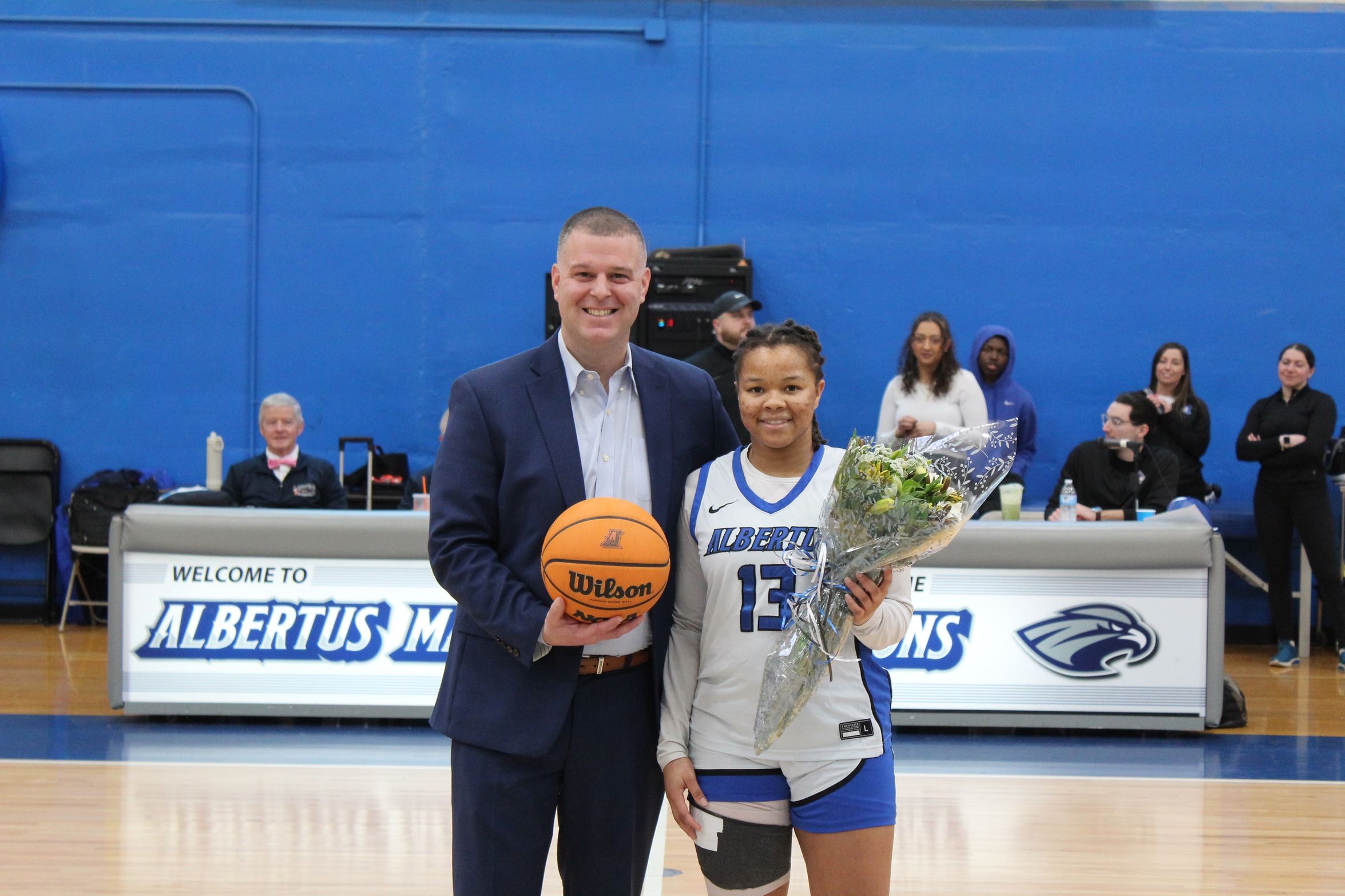 Scott Becomes School's All-Time Leading  Scorer in Women's Basketball In Win Over Regis On Senior Day
