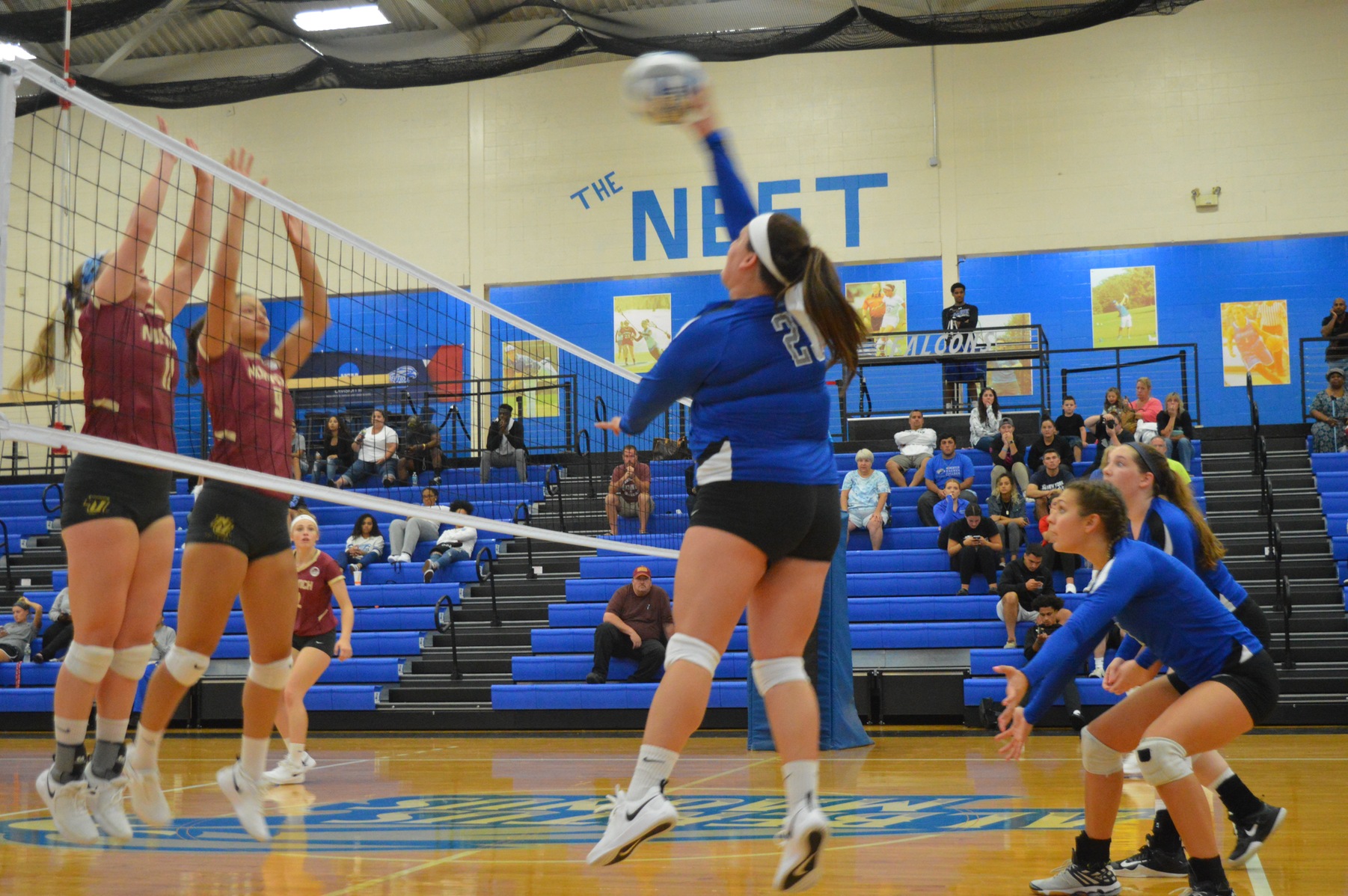 Volleyball Comes from Behind to Claim Five-Set Road Victory Against Lehman