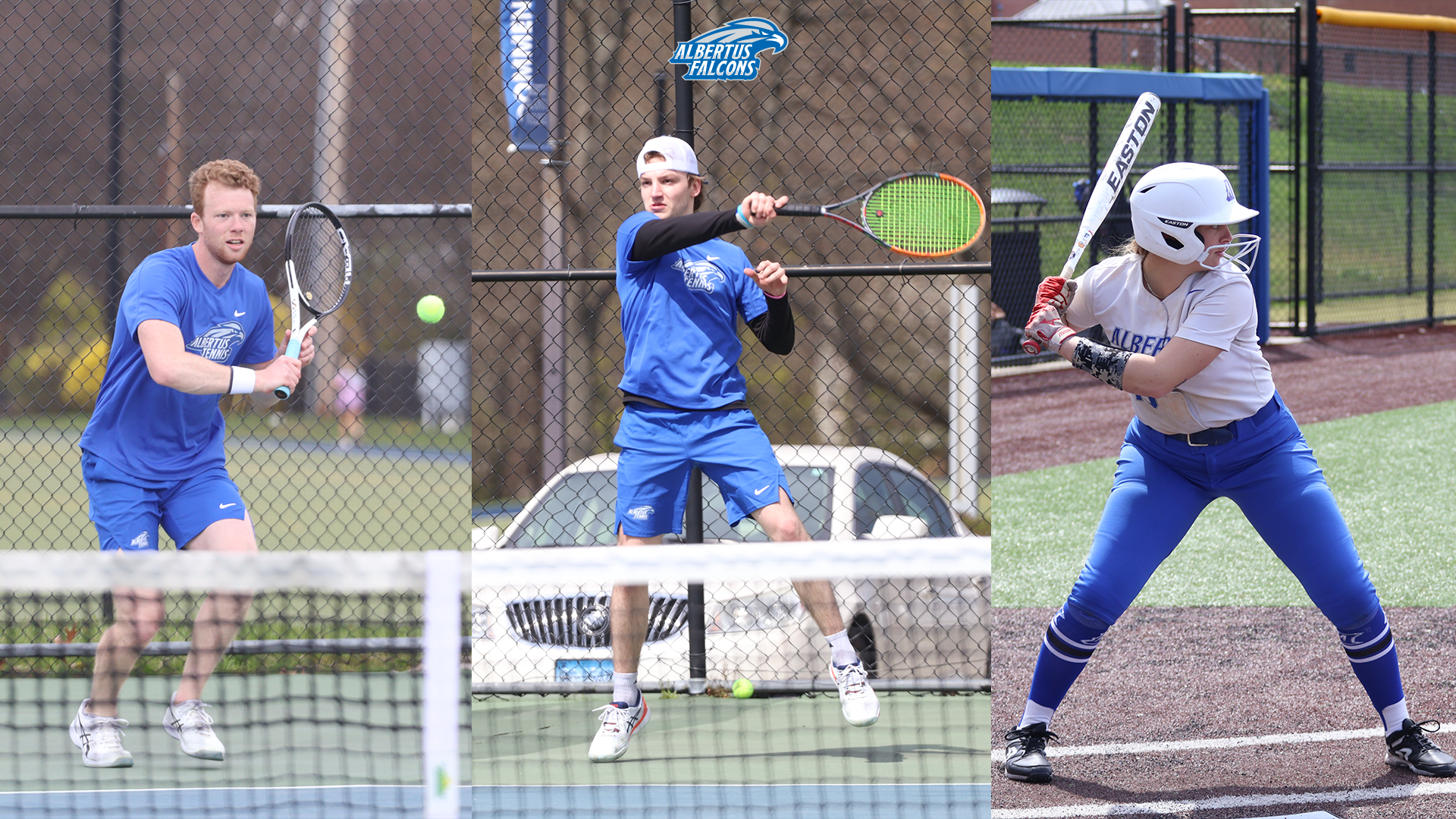 Men's Tennis Duo Chamanday and Silver and Softball's Edwards Recognized in Falcon Spotlight