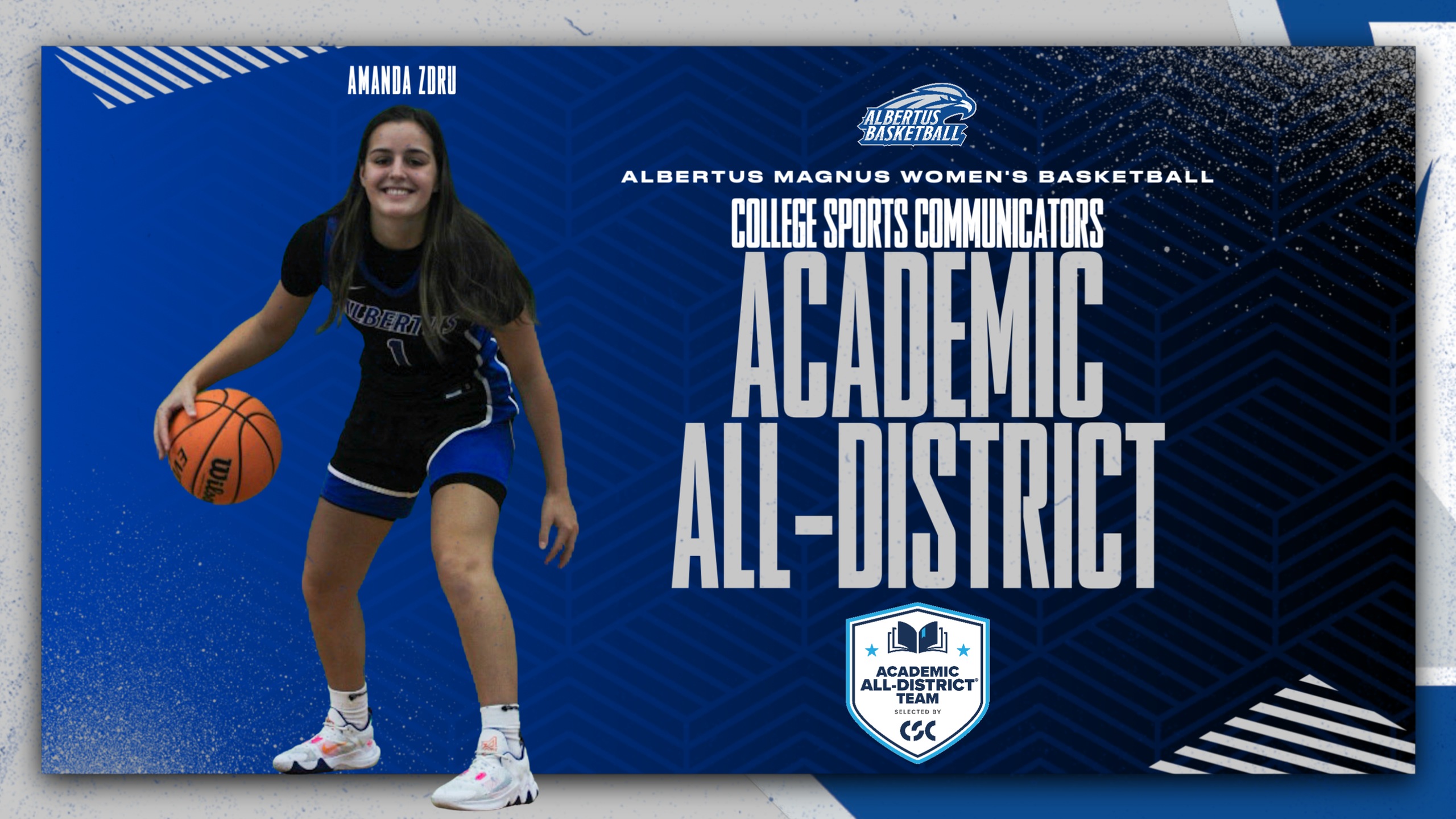 Zdru Honored on CSC Academic All-District Team