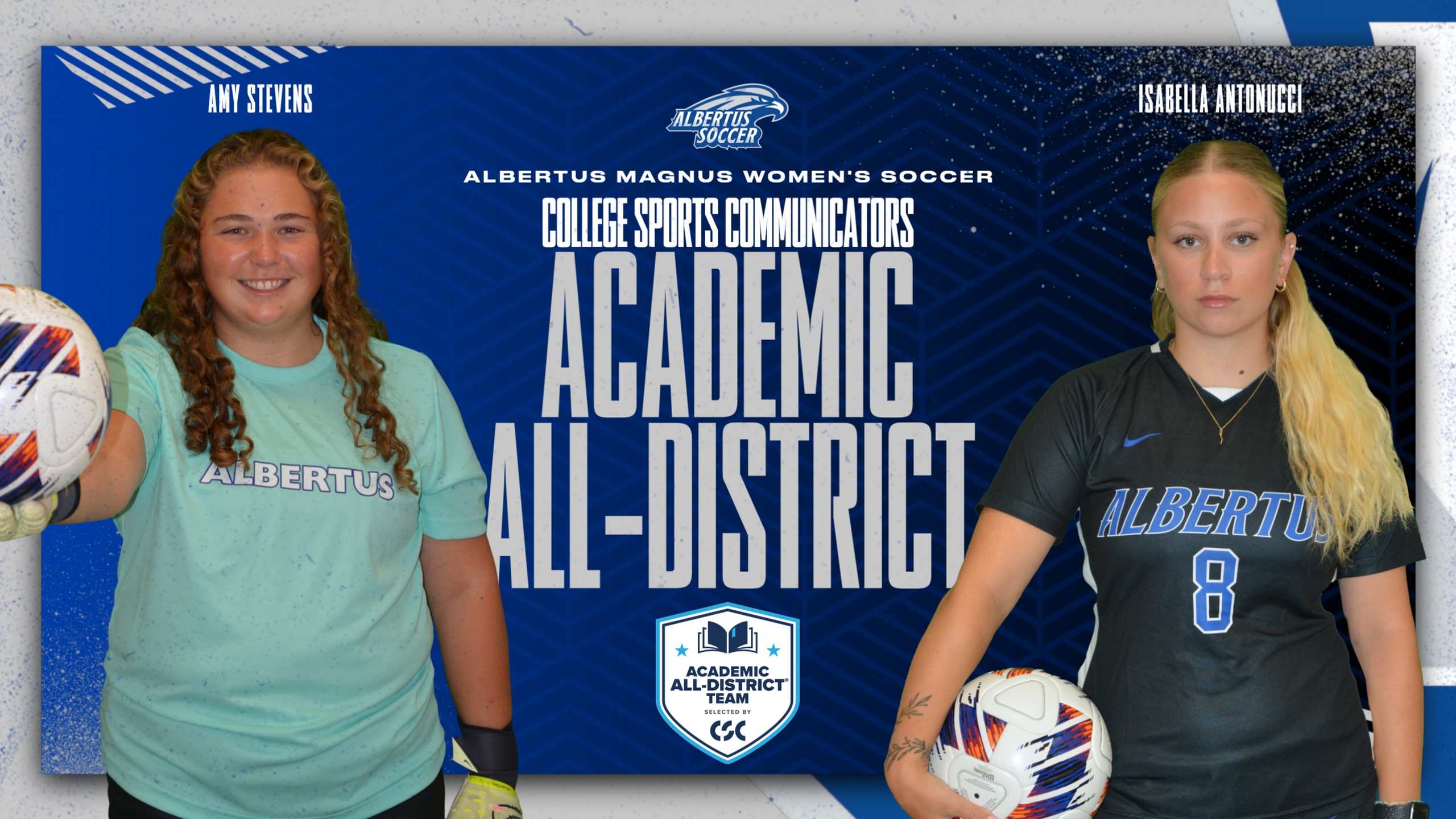 Stevens, Antonucci Named To CSC Academic All-District Team